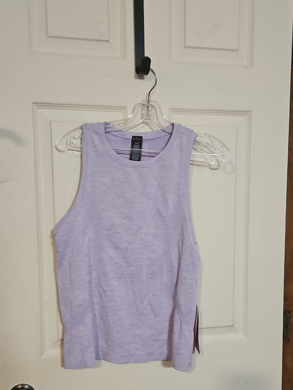 SPYDER ACTIVE WOMENS LIGHT PURPLE HEATHER SEAMLESS TANK: NEW WITH TAGS: SMALL